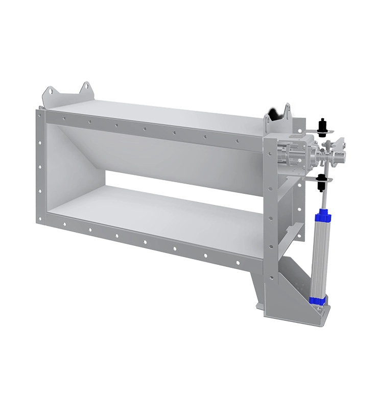 Rectangular singleleaf damper Single louver / flap DSM Tech